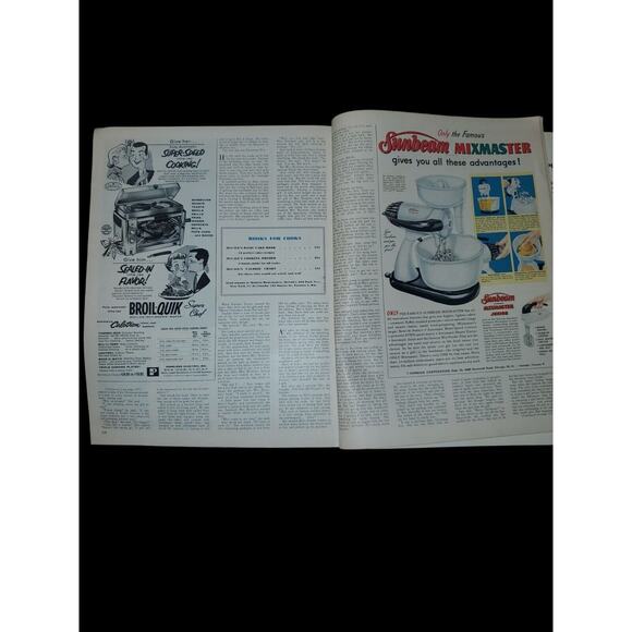 Sat Evening Post Magazines lot of 2 Television Issue Vintage Retro Print Ads - Picture 3 of 6